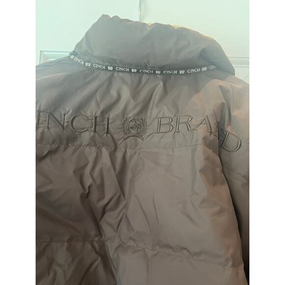 Cinch Reversible Puffer Down Filled Jacket Mens Large Cowboy Western Outdoor - Picture 10 of 11